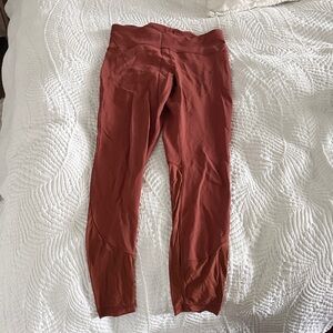Women’s Lululemon Rust Leggings Size 6